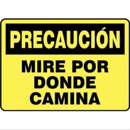 Accuform OSHA CAUTION SAFETY SIGN WATCH YOUR SHMSTF645XL